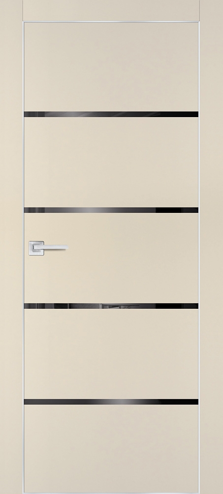 Фото Межкомнатная дверь PX-17  AL кромка с 4-х ст. Бежевый матовый
